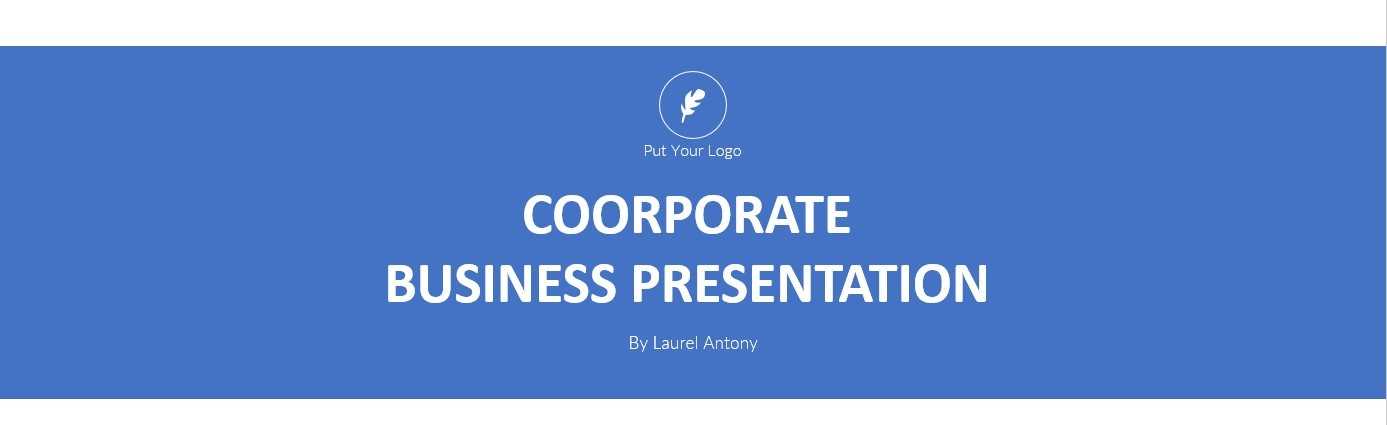 Download Powerpoint – Coorporate – Blue