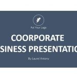 Download Powerpoint - Coorporate - Blue - Gray