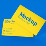 Download Cartão de Visita Mockups - BusinessCards 2 (PSD)
