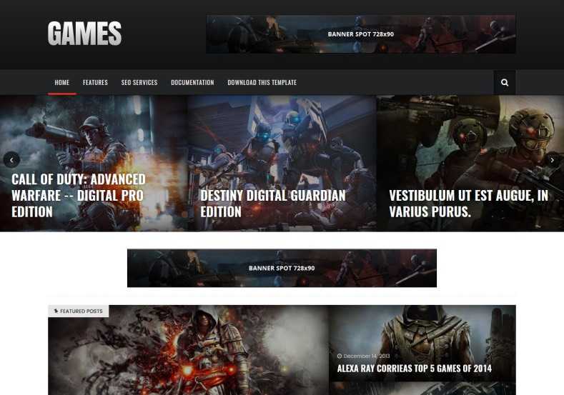 Download Games sora Blogger Template