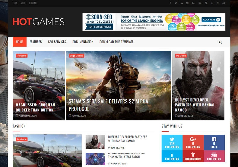 Hot-Games-Gaming-Blogger-Template