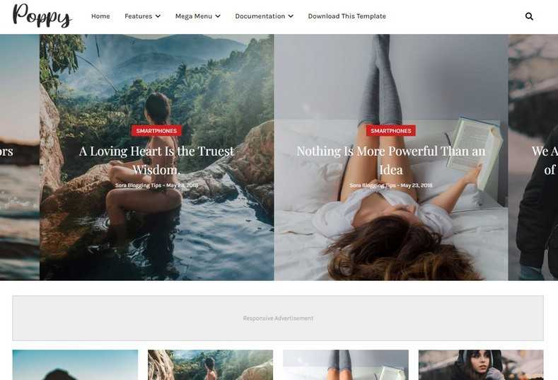 Poppy Blogger Template
