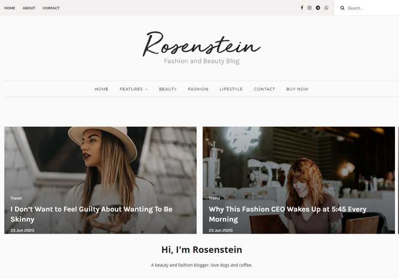 Download Rosenstein Blogger Template
