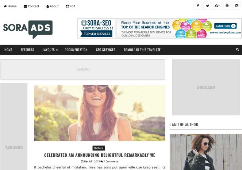 Download Sora Ads Blogger Template