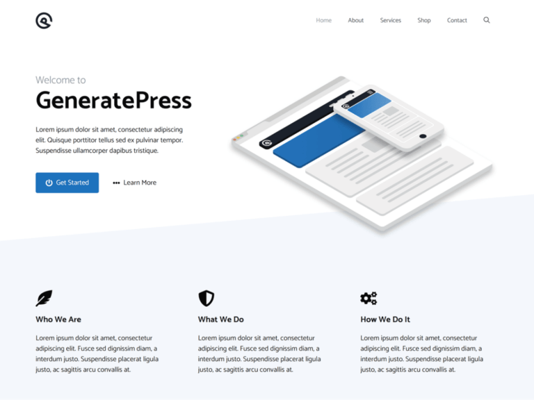 Download GeneratePress WordPress