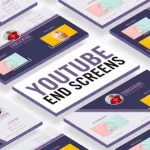 Download VIDEOHIVE SLICE YOUTUBE END SCREENS - Projeto para After Effects
