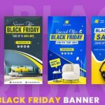 Download VIDEOHIVE BLACK FRIDAY FURNITURE BANNER SALE - Projeto para After Effects