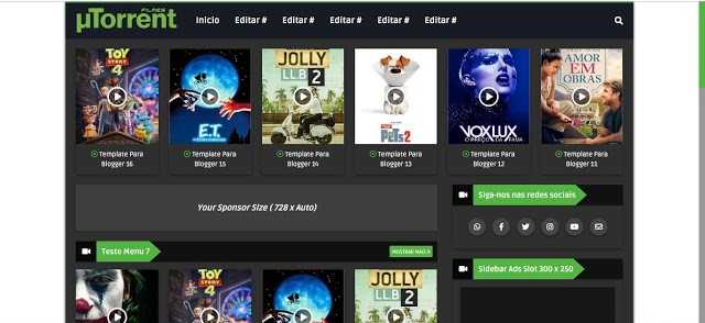 Download UTorrent Blogger Template Responsive Blogger