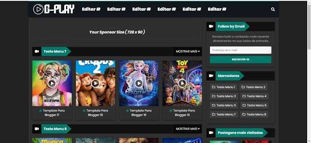 Download G-Play Blogger Template
