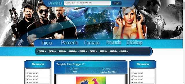 Download Template Blog de Download Editavel 447 Blogger #3