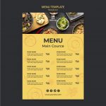 Download Menu de restaurante - Restaurante 01 (PSD)