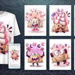 Download Ilustração engraçada - Mockup - 4622 (EPS) Illustration