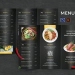 Download Template Menu de restaurante - Modern Food Menu (PSD)