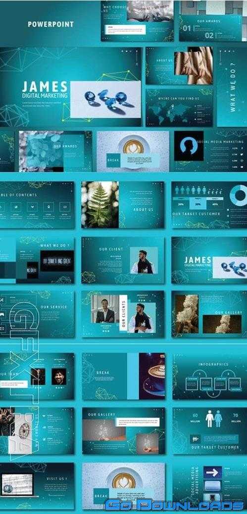 Download Digital Marketing Powerpoint Keynote And Google – Powerpoint Template