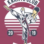 Download T-Shirt Mockup - T-shirt design - Karate Club (EPS) Illustration
