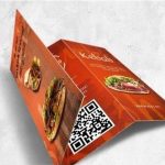 Download Template Menu - Design de menu de comida com três dobras A4 - 119 (PSD)