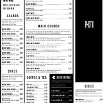Download Template Menu - Cartaz de menu de comida mínima V9 (PSD)