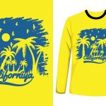 california-ocean-side-stylish-t-shirt-and-apparel-trendy-design-with-palm-trees-silhouettes-typography-print-illustration-global-swatches-summer-beach-t-shirt-template-free-vector