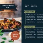 Download Template Menu de restaurante - Bifold Restaurante Menu 09 (PSD)