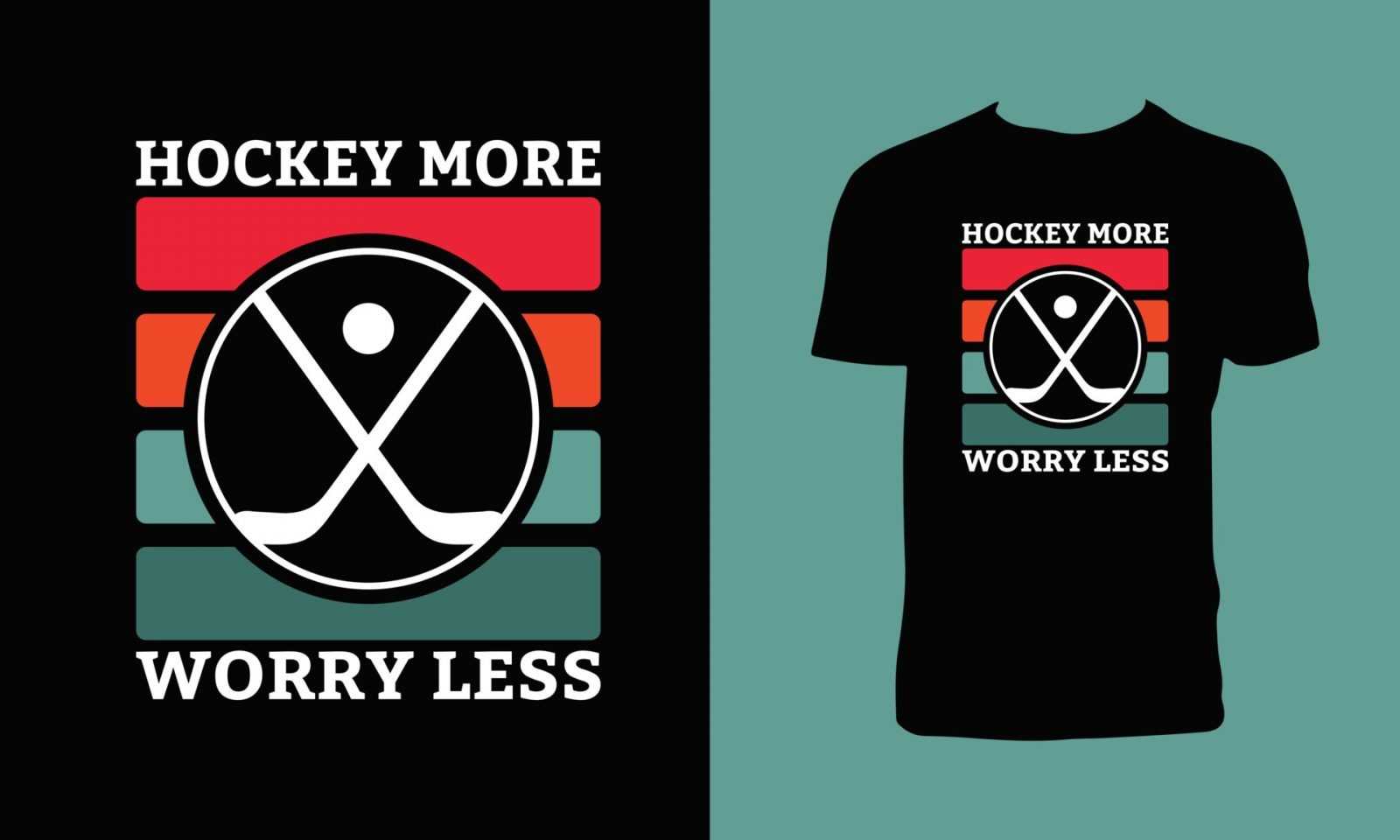Download T-Shirt Mockup – T-shirt design – Creative Hockey T Shirt Design (EPS) Illustration #2