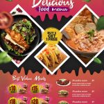 Download Flyer - Folheto de Restaurante 04 (PSD) (Flyer)