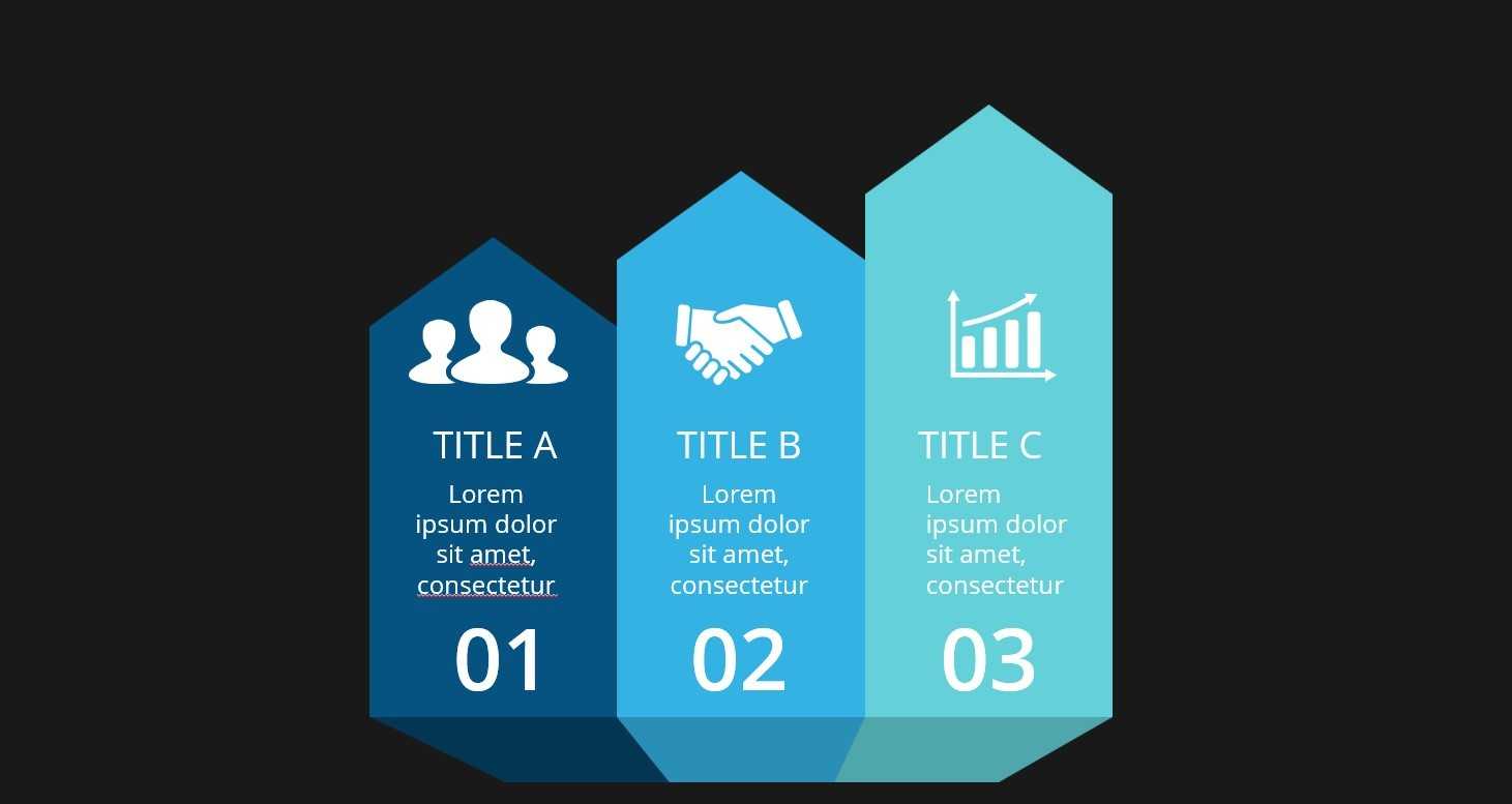 Download Infographics – Diagrams Dark – Powerpoint Template