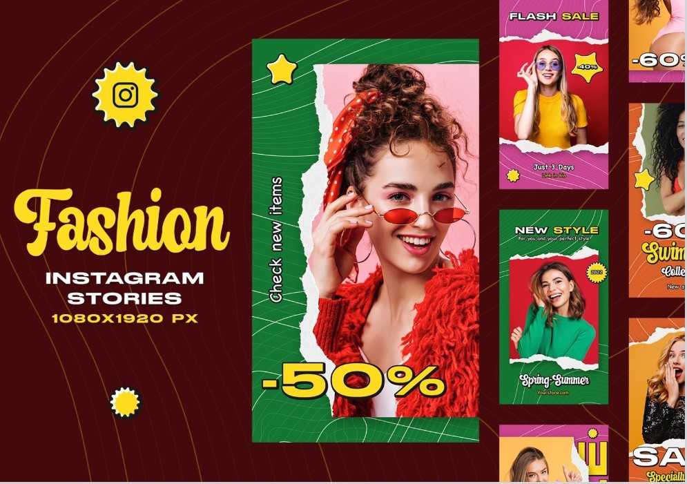 Download Template Instagram Stories 01 (PSD)