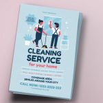 Download Flyer - Folheto de serviço de limpeza (PSD) (Flyer)