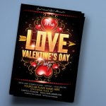 Download Flyer - Modelo de folheto de amor para o dia dos namorados (PSD) (Flyer)
