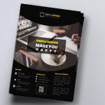 Download Flyer - O folheto corporativo simples e criativo (PSD) (Flyer)