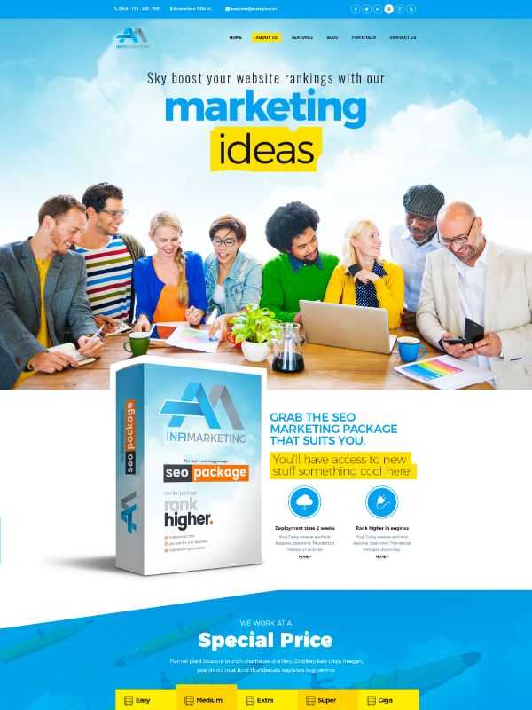 Download Theme Marketing WordPress