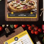 Download Template Menu - Modelo de folheto de menu de restaurante de fast food (PSD)