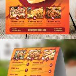 Download Menu - Design de cartão de barraca de menu de comida PSD grátis (PSD)