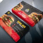 Download Cartão de Visita - Cartão de visita PSD de restaurante fast food (PSD)