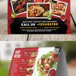 Download Menu - Barraca de mesa de menu de comida de restaurante (PSD)