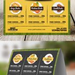 Download Menu - Menu de comida de tenda de mesa de restaurante PSD grátis (PSD)