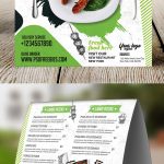 Download Menu - Cartão de tenda de restaurante Design de menu de comida (PSD)