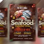 Download Template Flyer - Folheto de restaurante de frutos do mar (PSD)