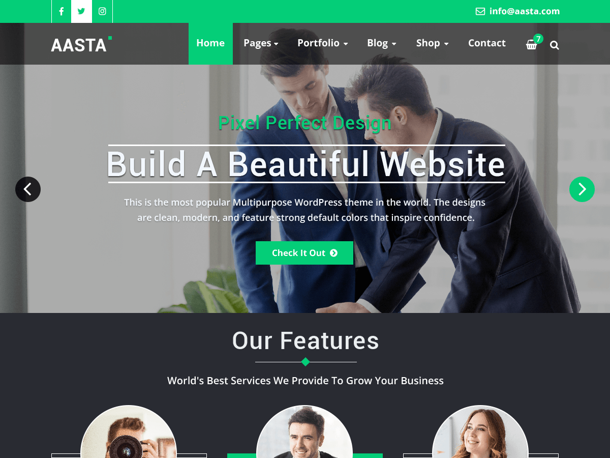 Aasta - Tema WordPress Aasta