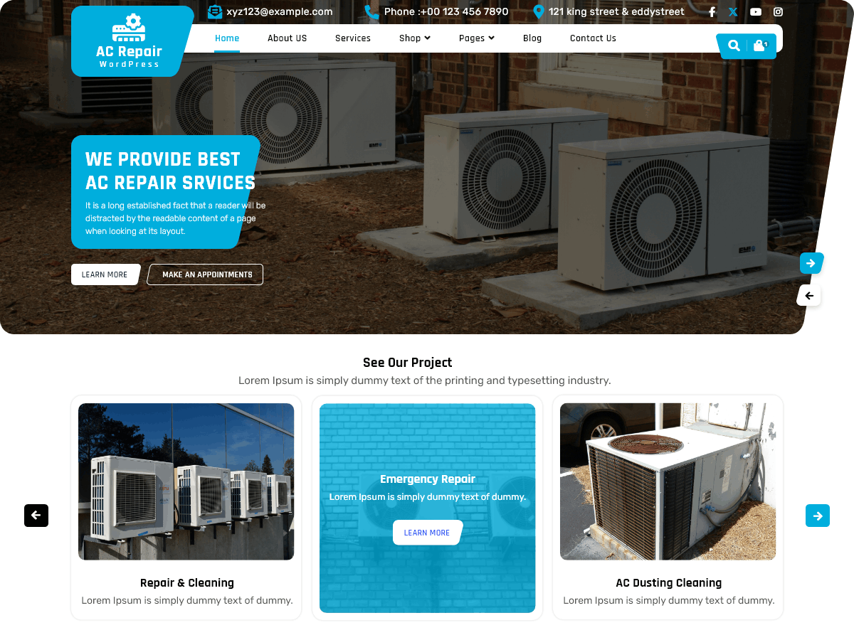 AC Maintenance - Tema WordPress AC Maintenance