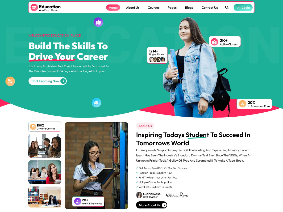 Academic Tutor - Tema WordPress Academic Tutor