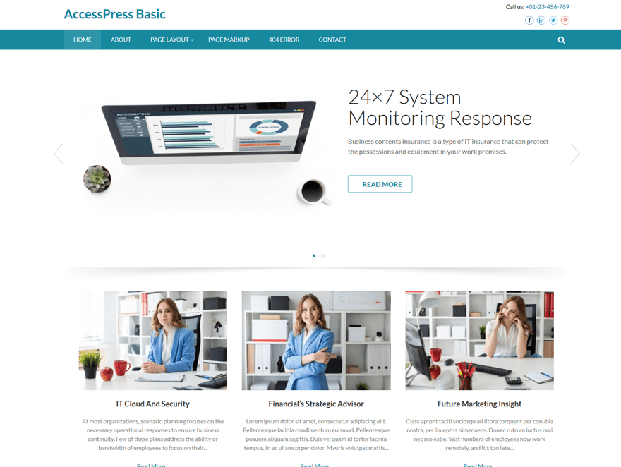 Accesspress Basic - Tema WordPress Accesspress Basic