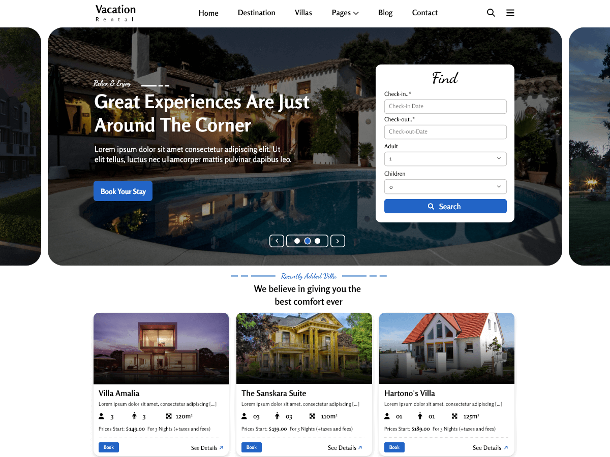 Accommodation Rental