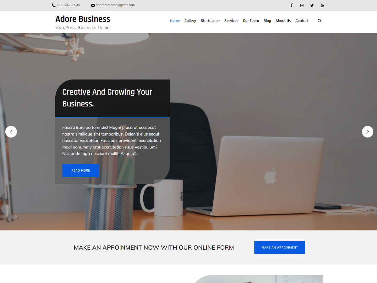 Adore Business - Tema WordPress Adore Business