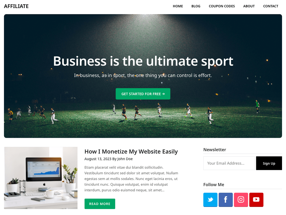 Affiliate Blogger