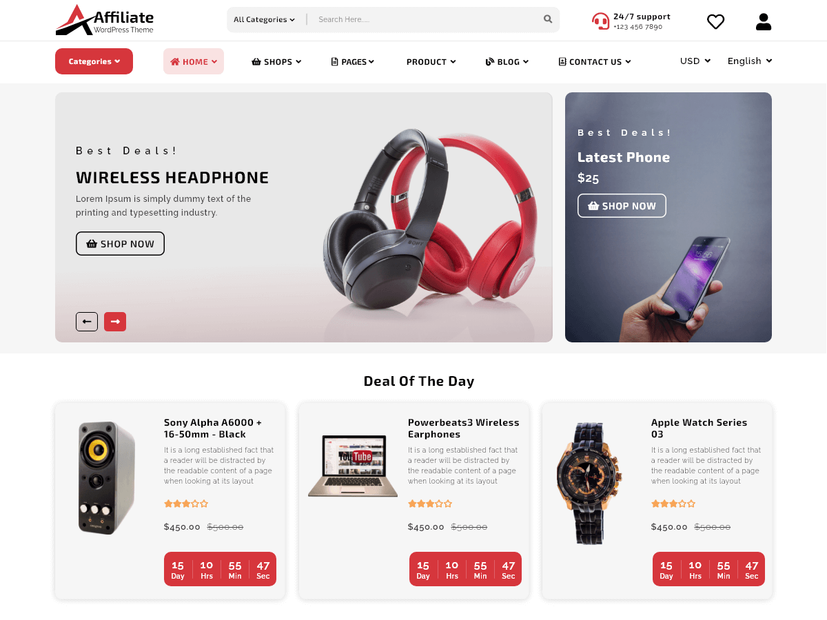 Affiliate Marketing Business - Tema WordPress Affiliate Marketing Business