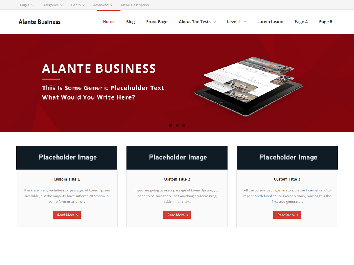 Alante Business - Tema WordPress Alante Business