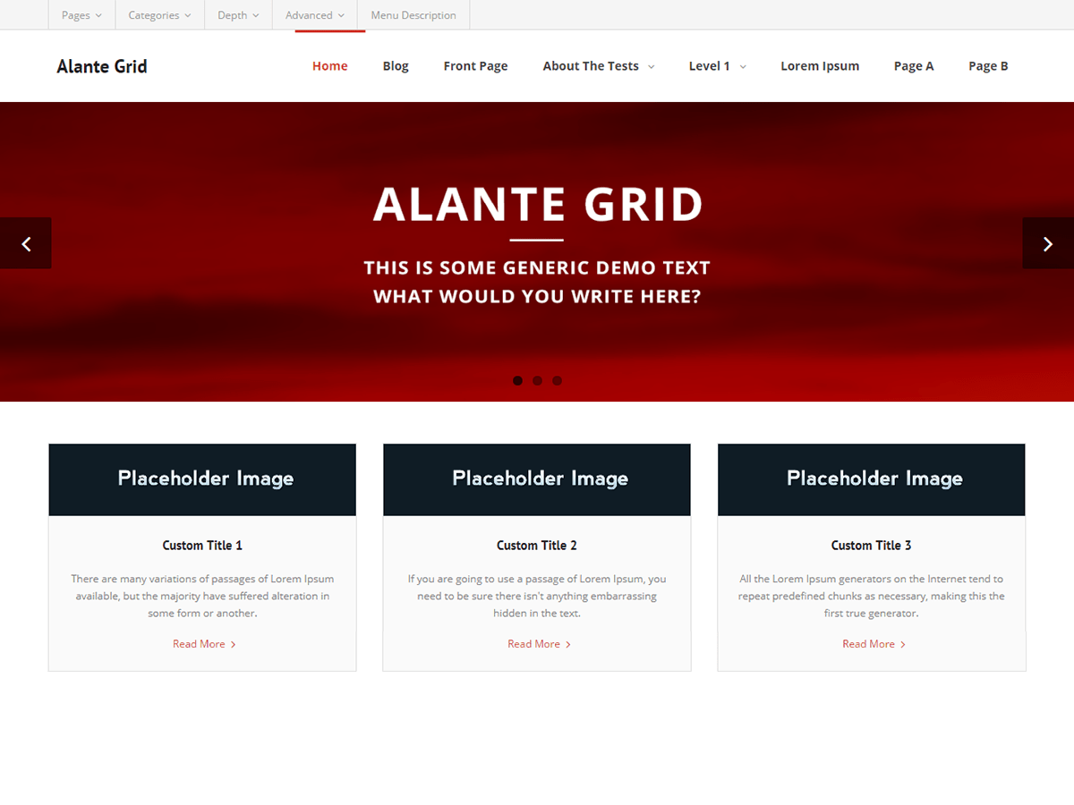 Alante Grid - Tema WordPress Alante Grid
