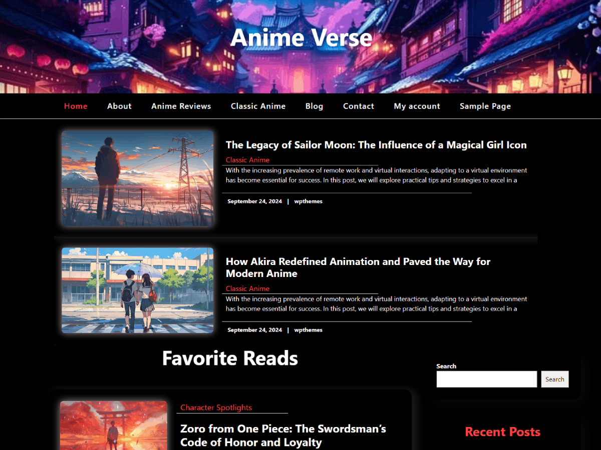 Anime Verse