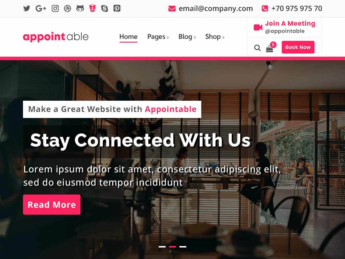 Appointable - Tema WordPress Appointable